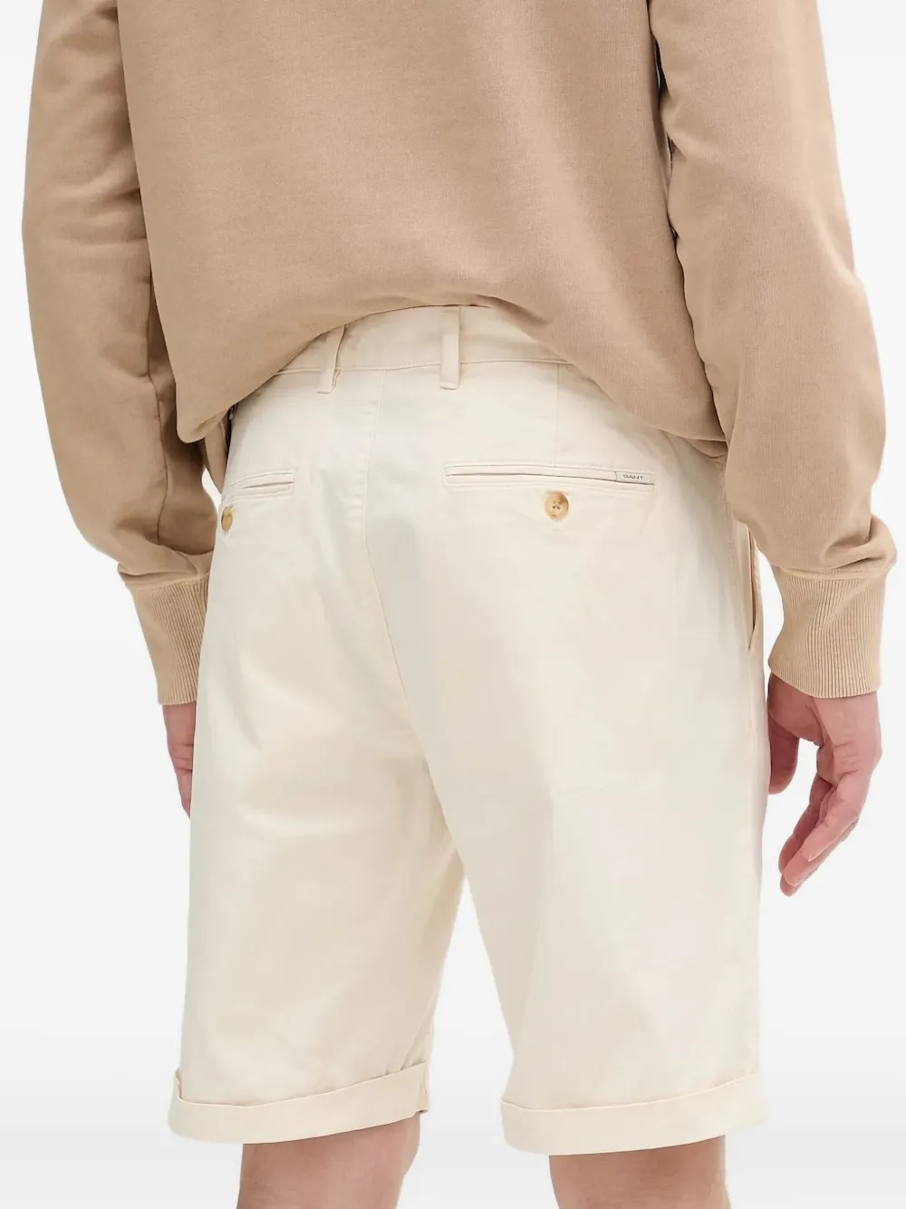 Gant Shorts met knoopsluiting - Wit