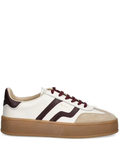 Gant leather panelled trainers