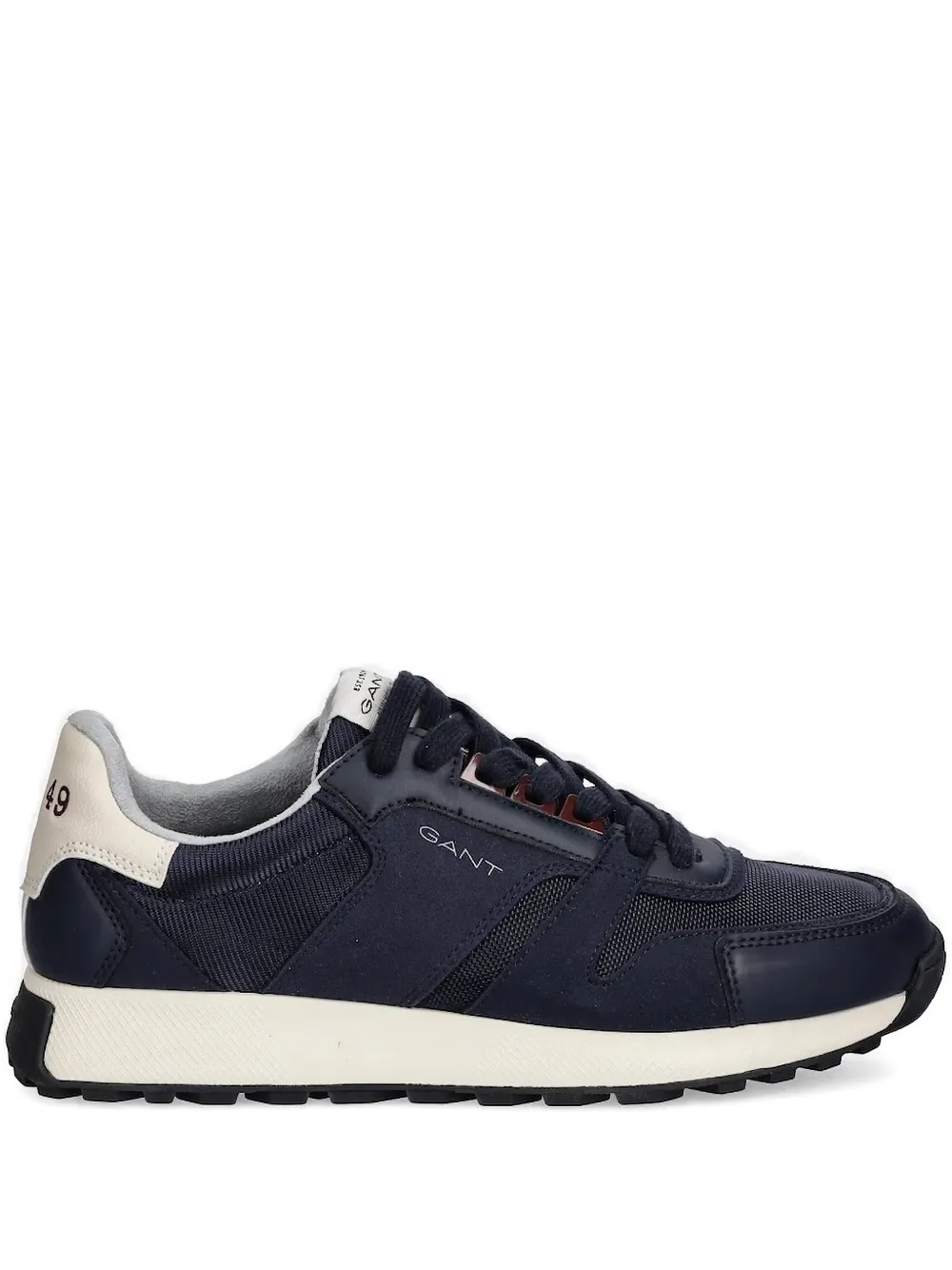 Gant panelled lace-up sneakers Blue