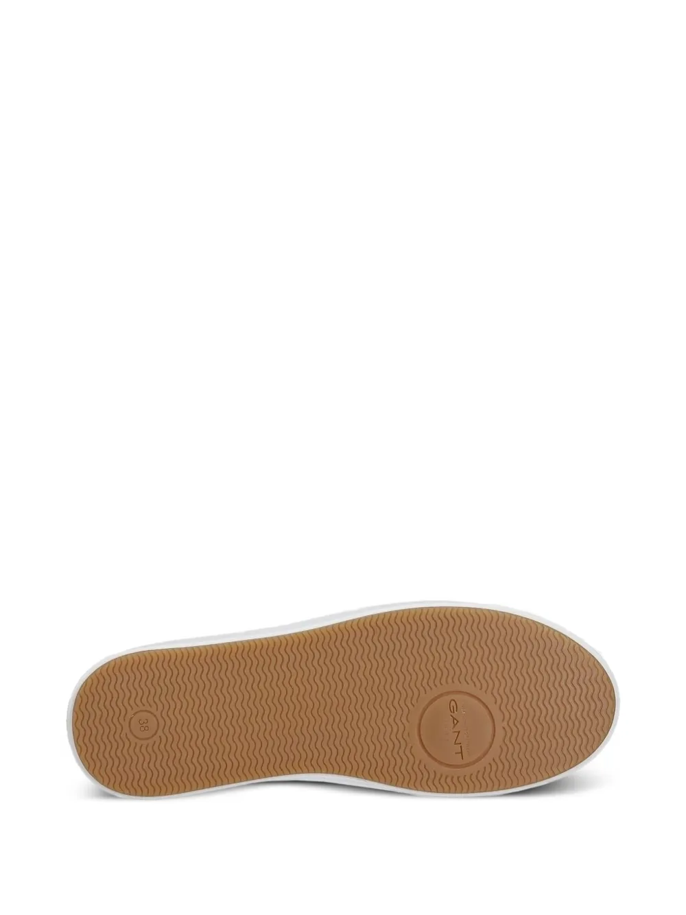 Gant leather lace-up sneakers White