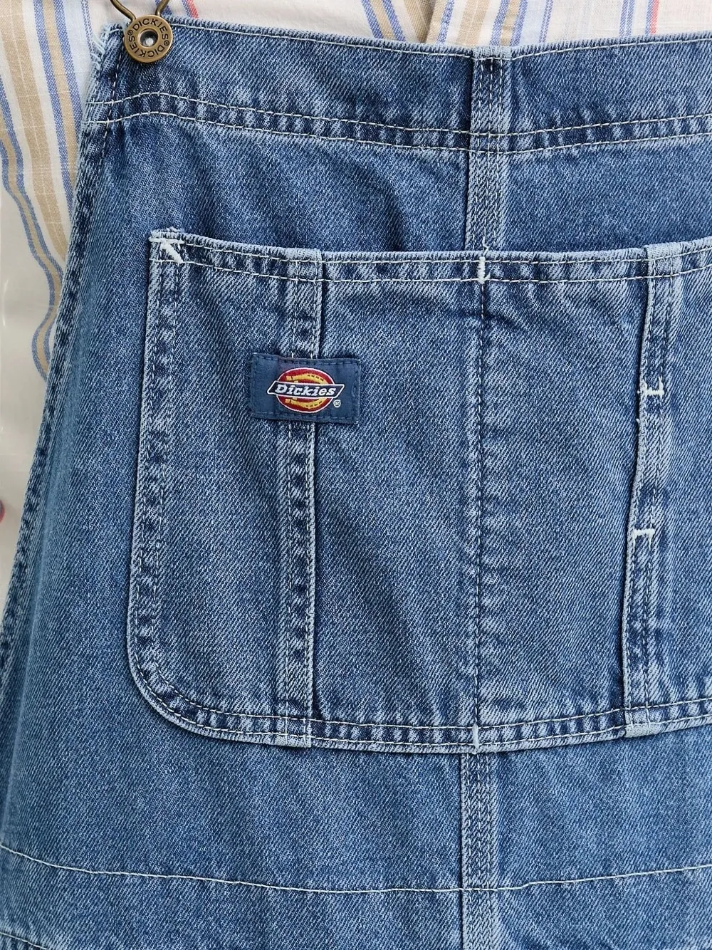 DICKIES denim bib overall Blauw