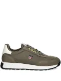 Gant logo-patch suede sneakers - Green