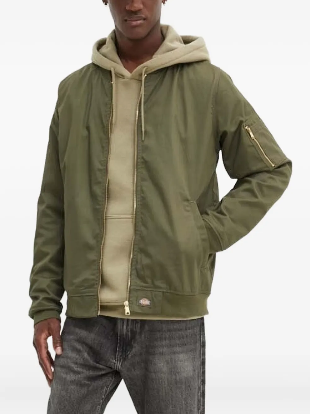 DICKIES zip-fastening bomber jacket | Green | Image 1