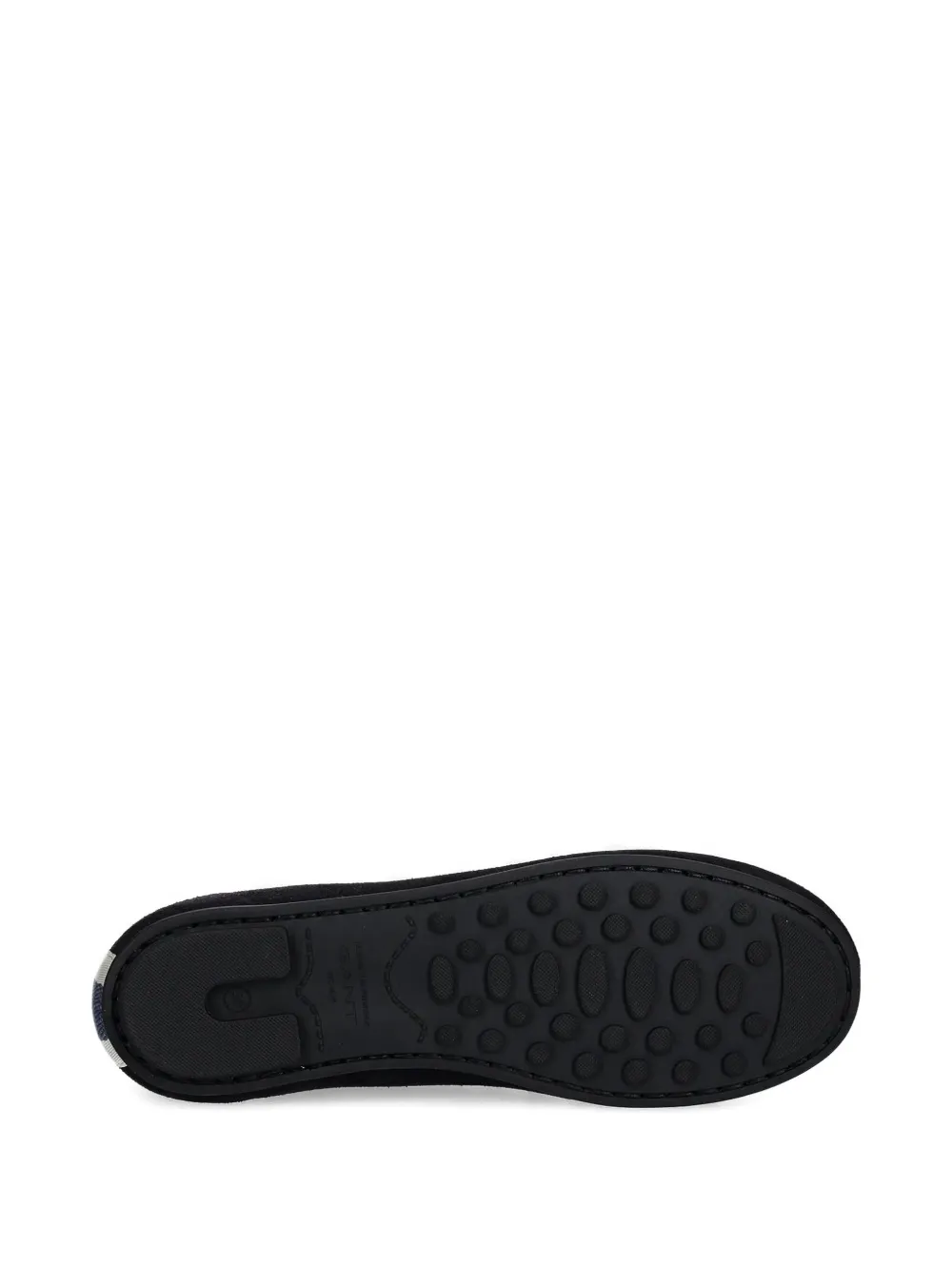 Gant Seabaya Penny-stripe Loafers In Black