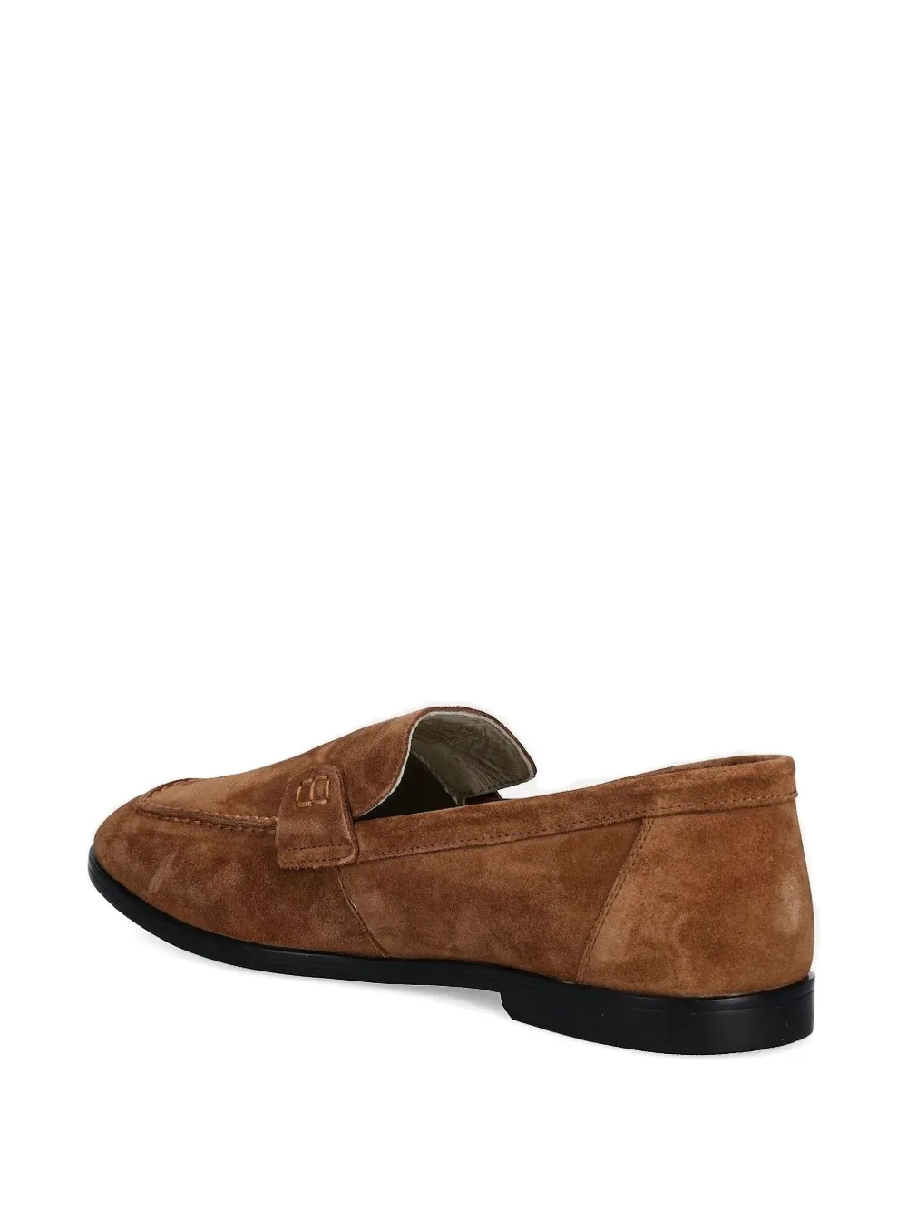 Gant stitched leather loafers Brown