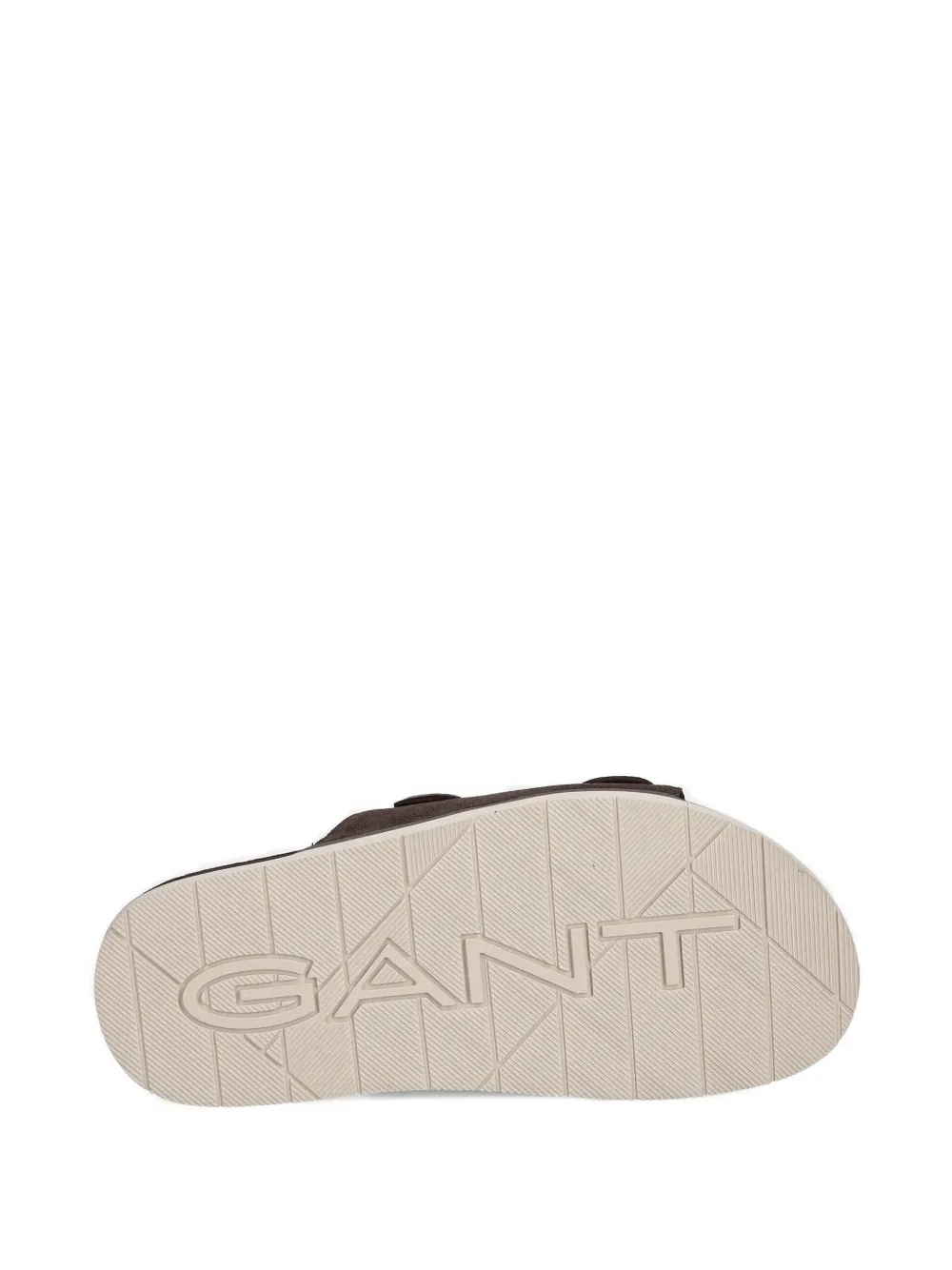 Gant double-buckle suede sandals Brown