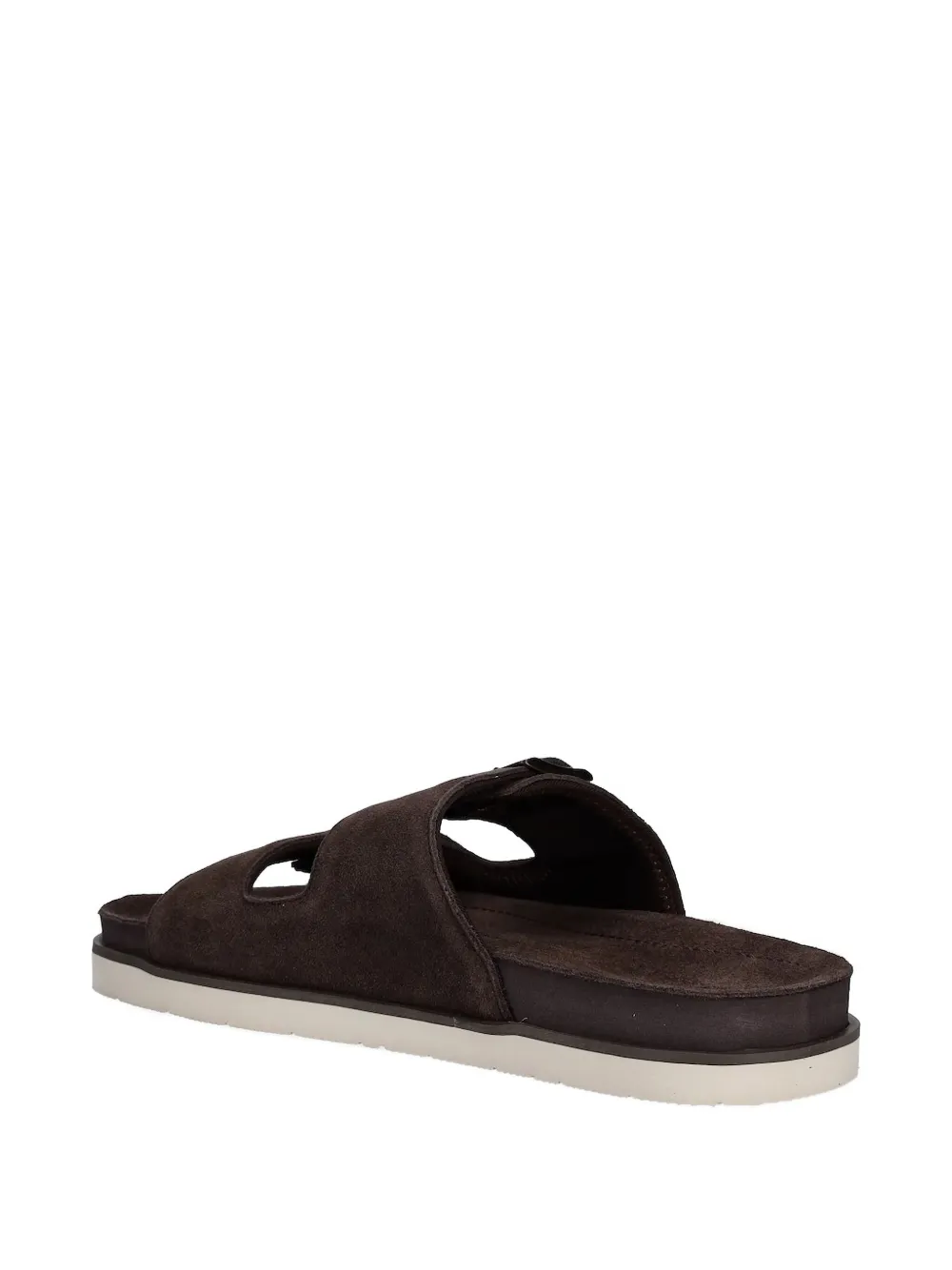 Gant double-buckle suede sandals - Bruin