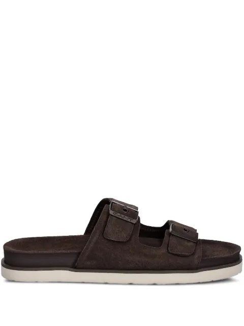 Gant double-buckle suede sandals