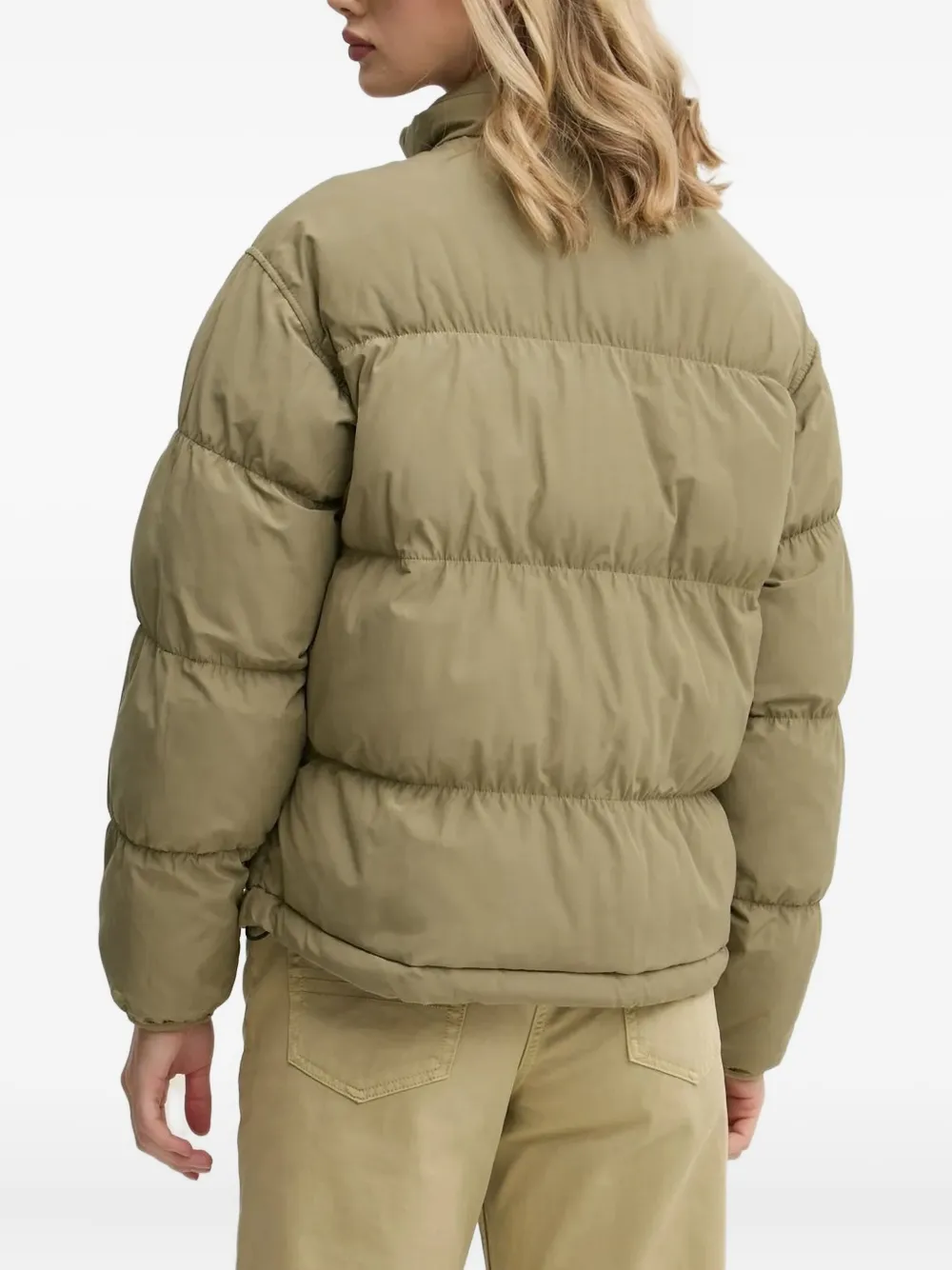 DICKIES quilted puffer jacket Groen