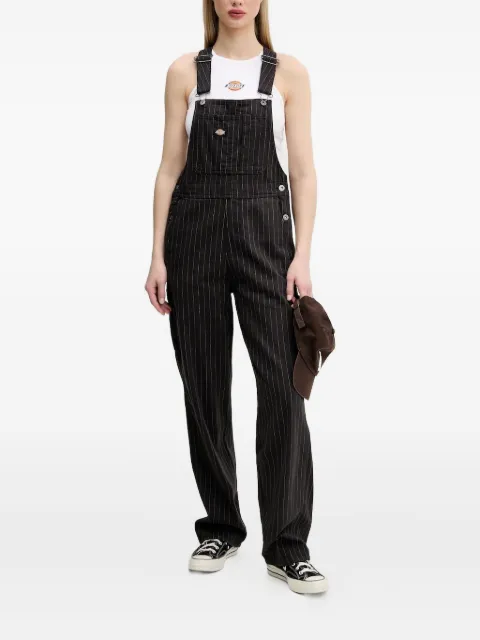 DICKIES pinstripe cotton dungarees