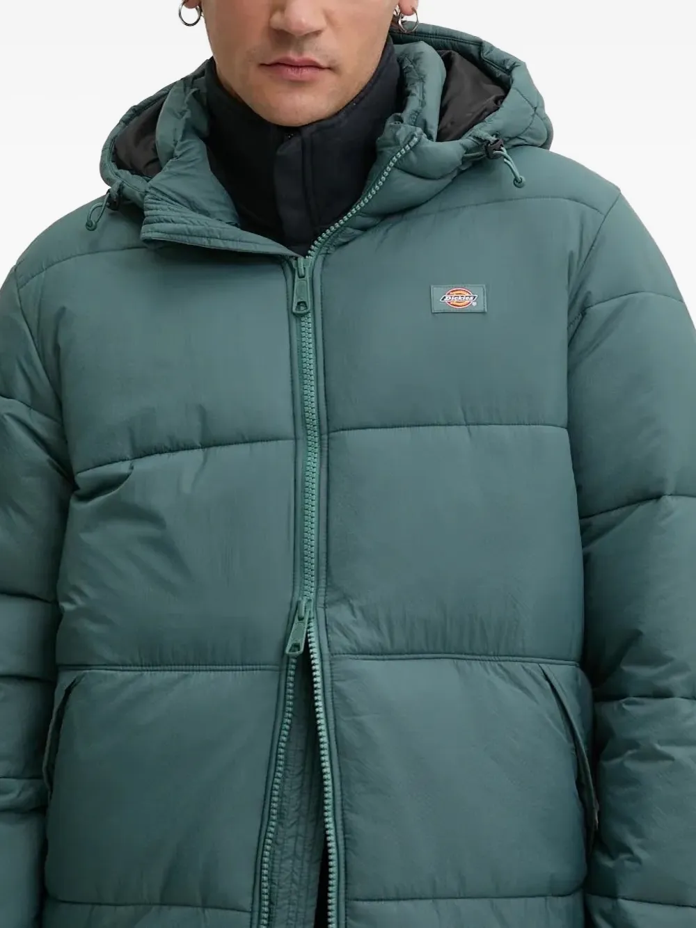 DICKIES Gewatteerd donsjack met capuchon Groen