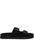Gant double-buckle sandals - Black