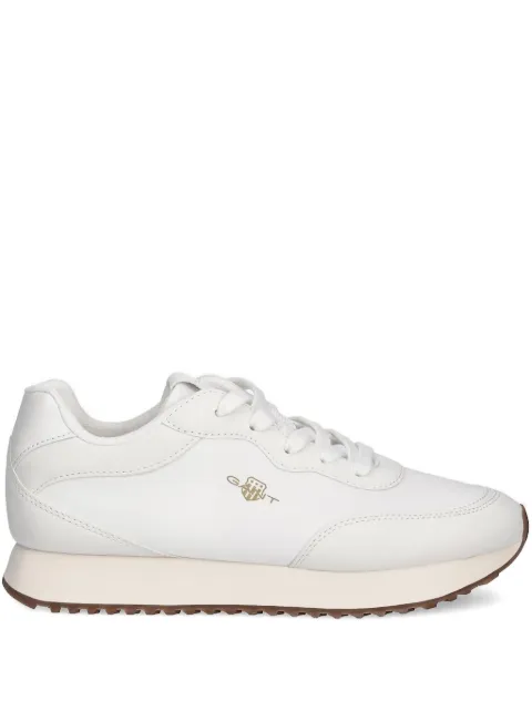 Gant leather logo lace-up sneakers 
