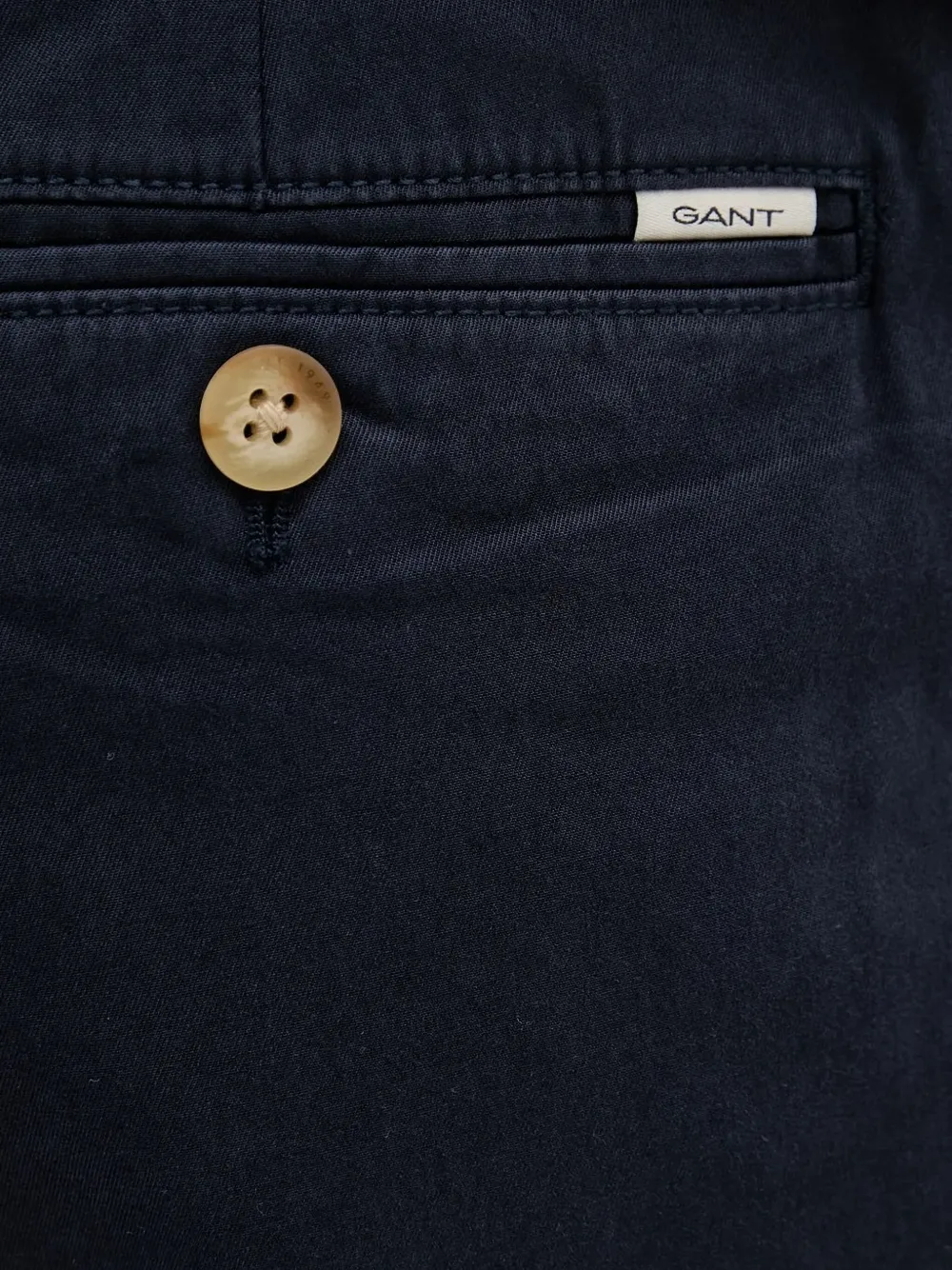 Gant Chino shorts met knoopsluiting Blauw