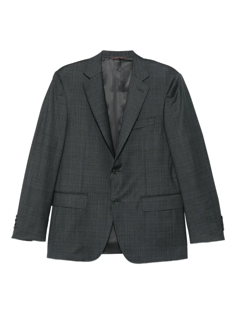 Canali checked wool suit | Grey | Image 1