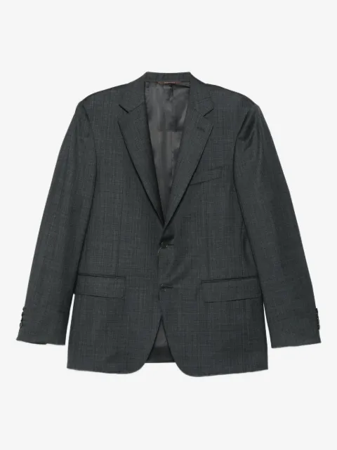 Canali traje con motivo de cuadros