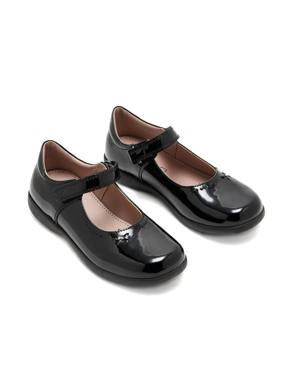 Geox Kids Iberide patent-leather ballerinas Black