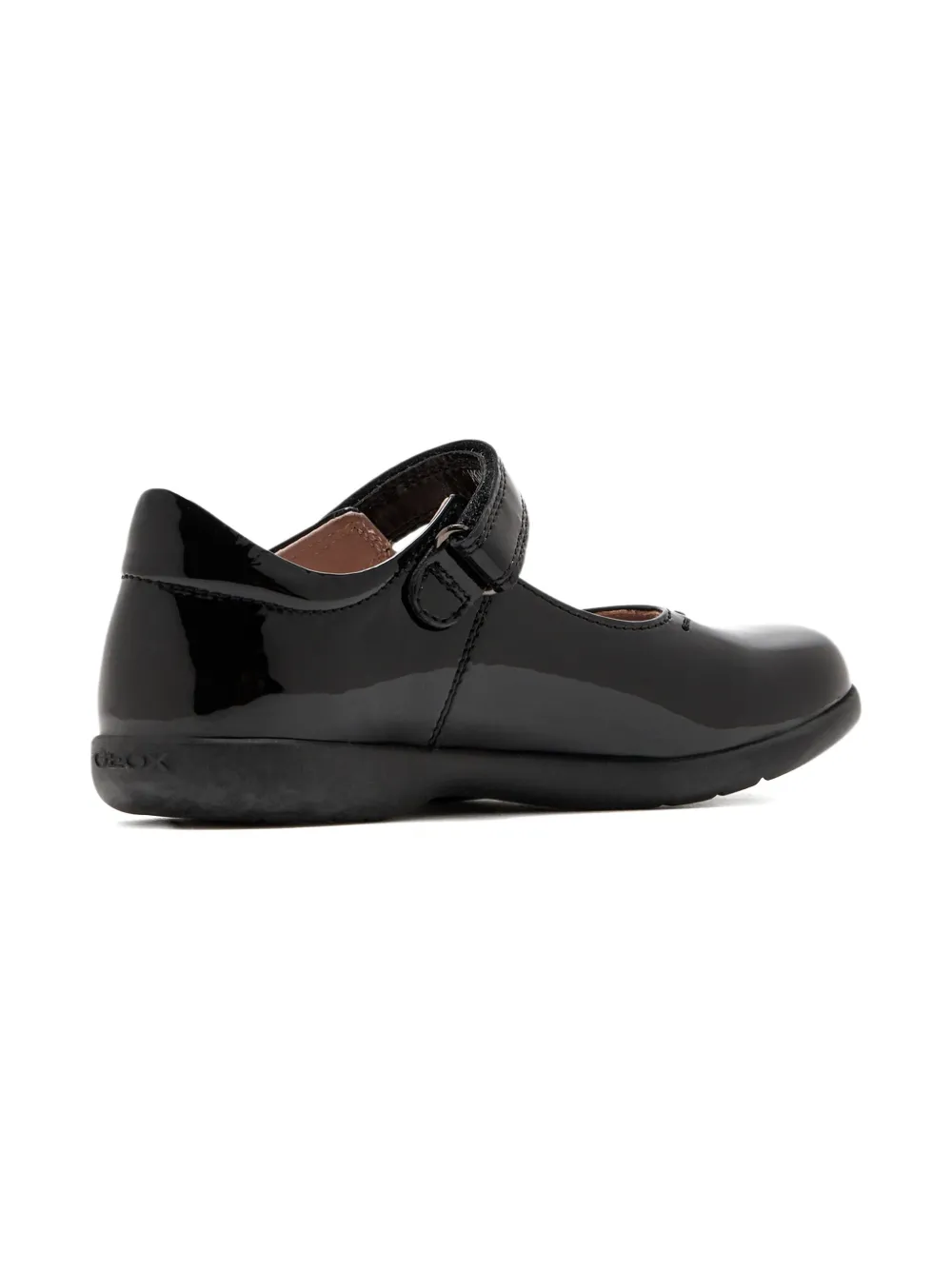 Geox Kids Iberide patent-leather ballerinas Black