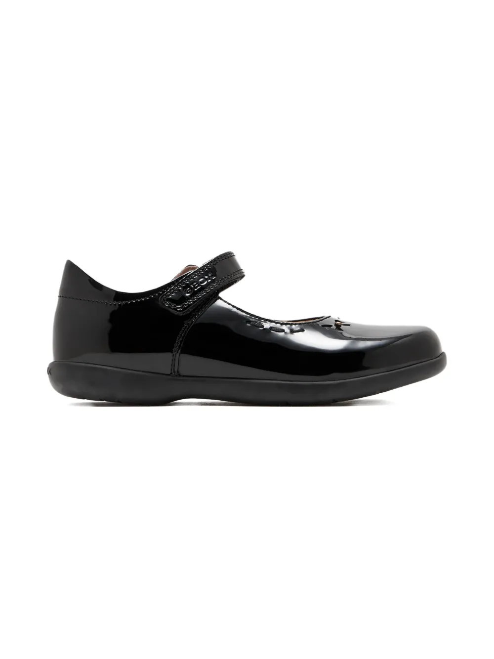 Geox Kids Iberide patent-leather ballerinas Black