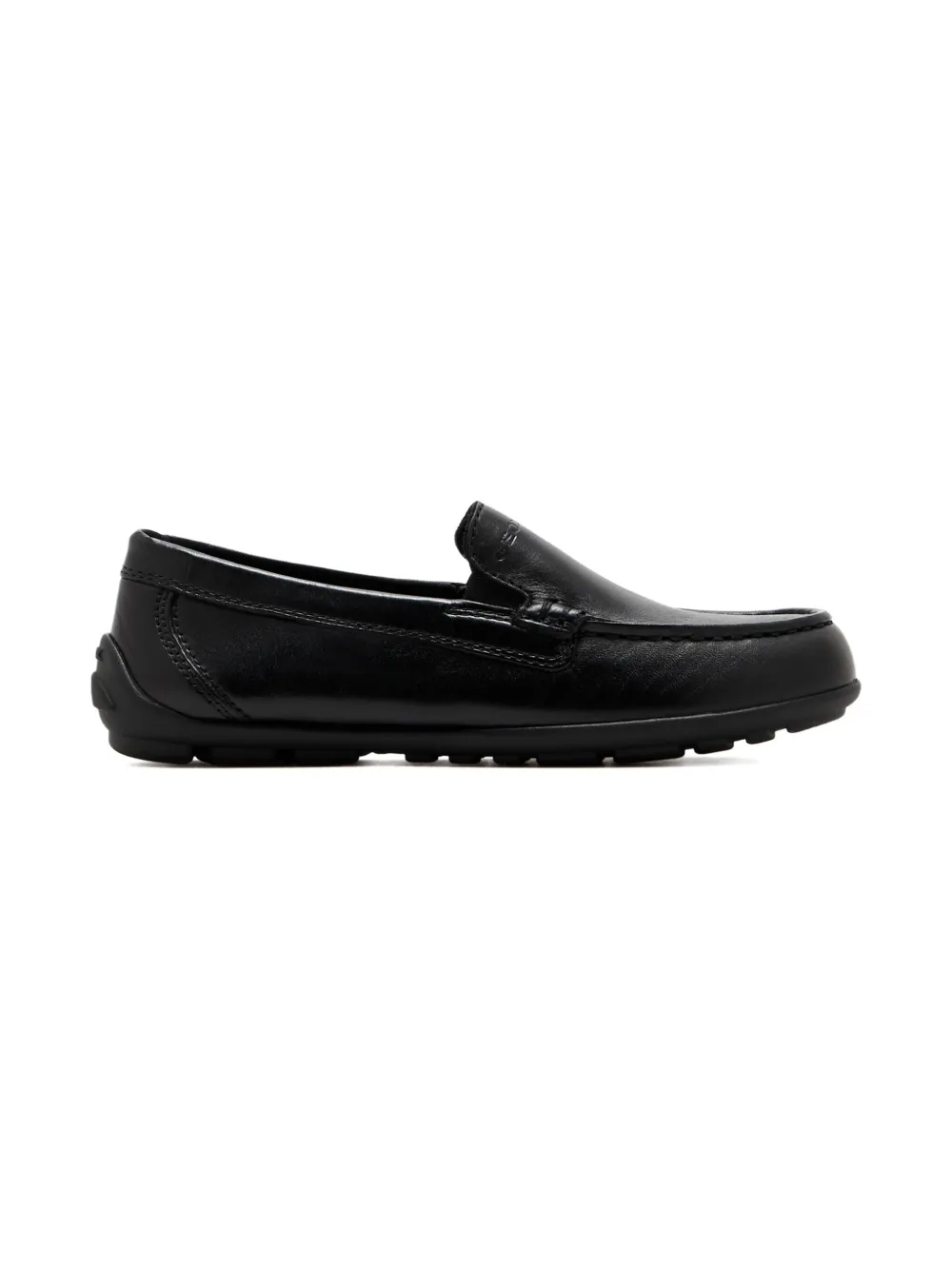 Geox Kids leather mocassins Black