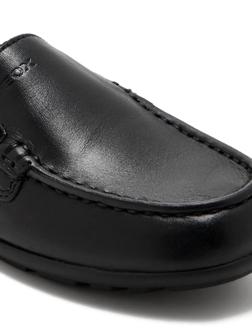 Geox Kids leather mocassins Black