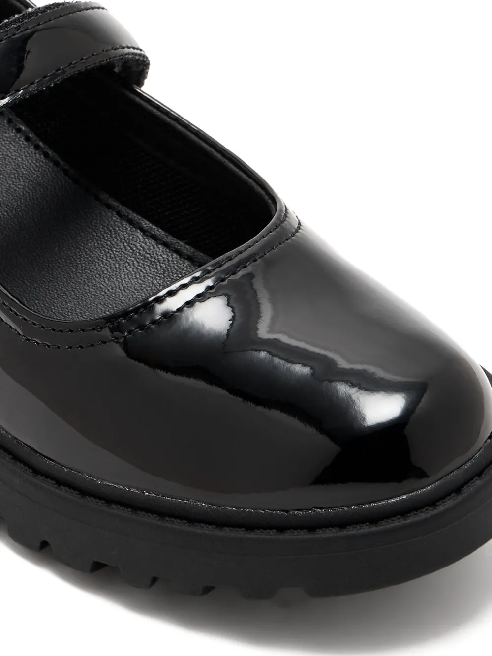 Geox Kids Ballerina's met ronde neus Zwart