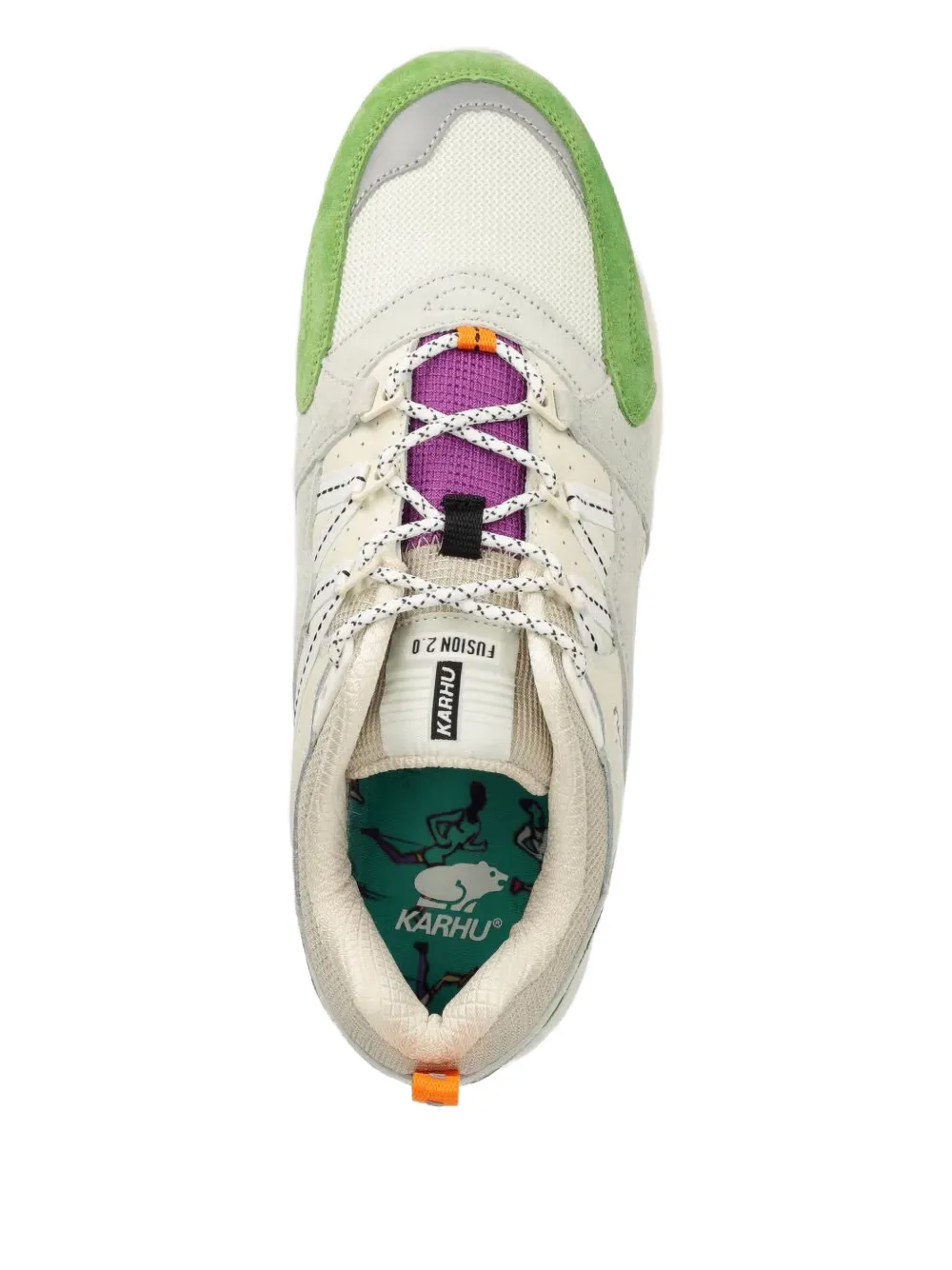 Karhu Fusion 2.0 mesh-panelled running sneakers Neutrals