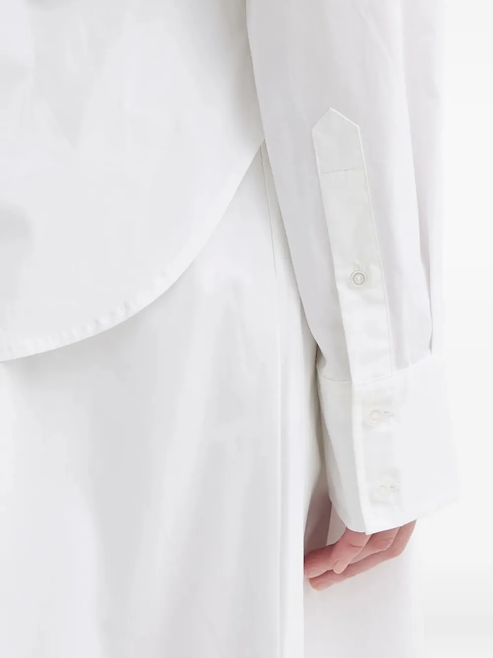 HERSKIND Blouse met oversized kraag Wit