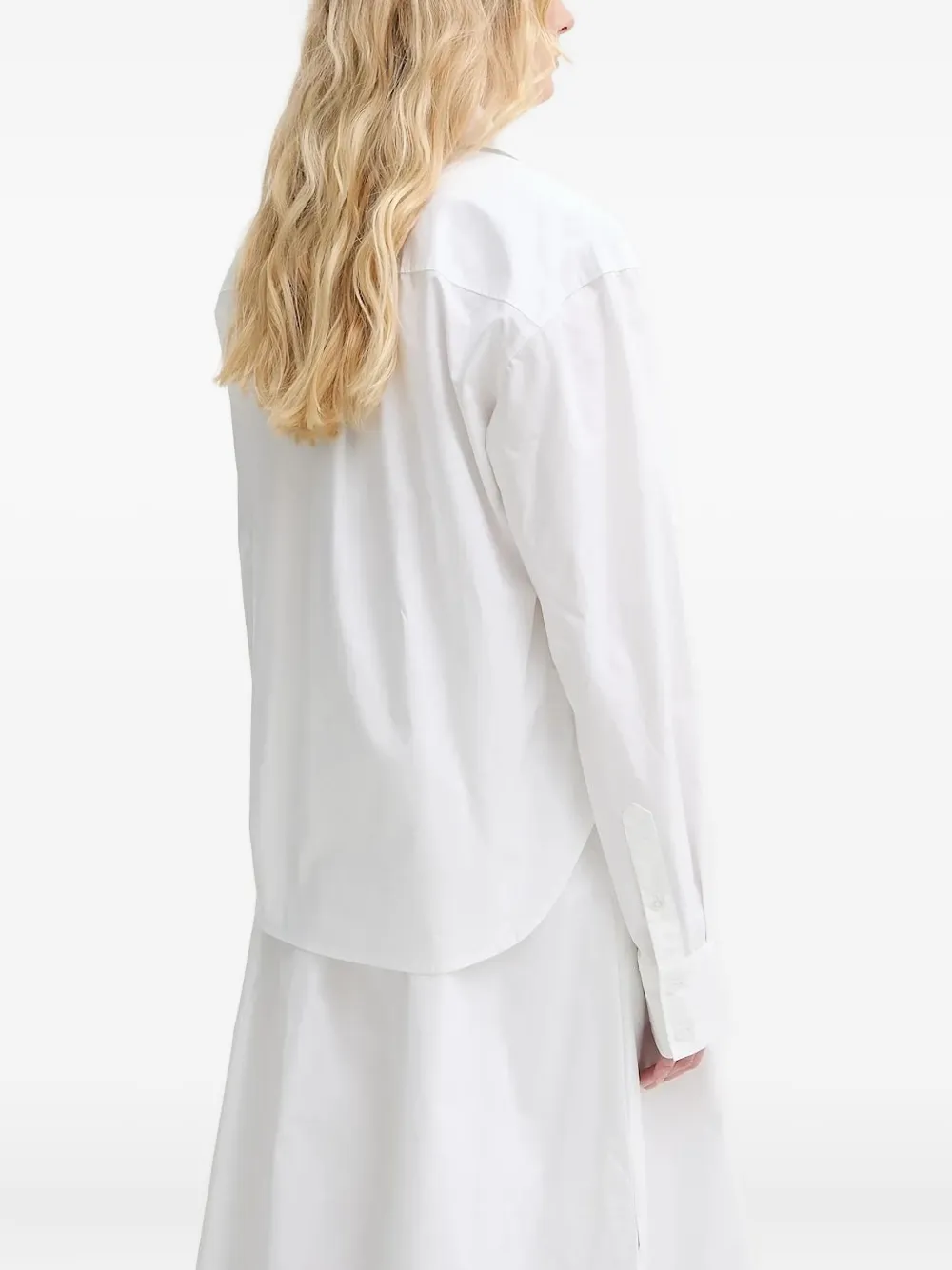 HERSKIND Blouse met oversized kraag Wit