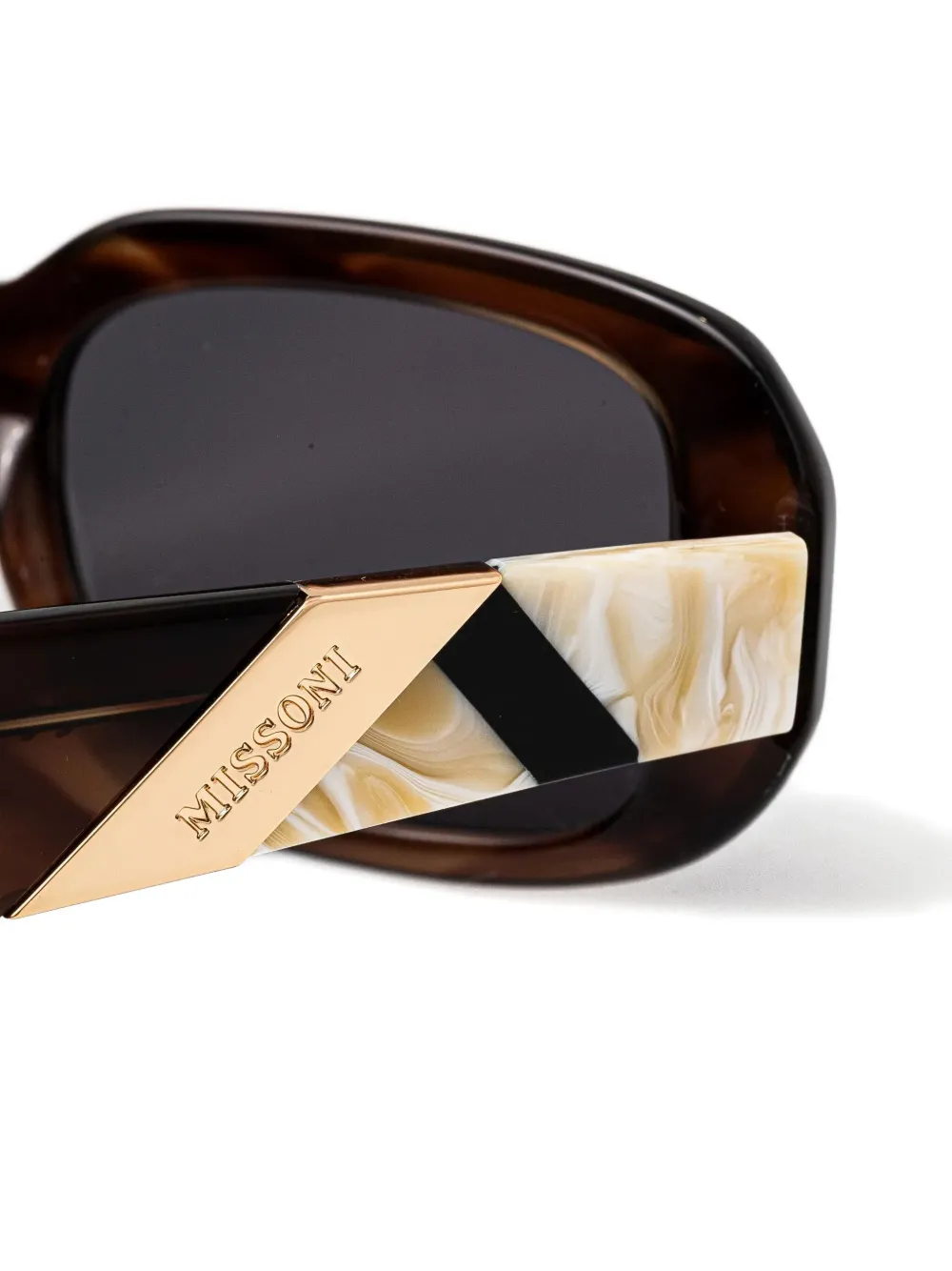 Missoni tortoiseshell rectangle sunglasses Bruin