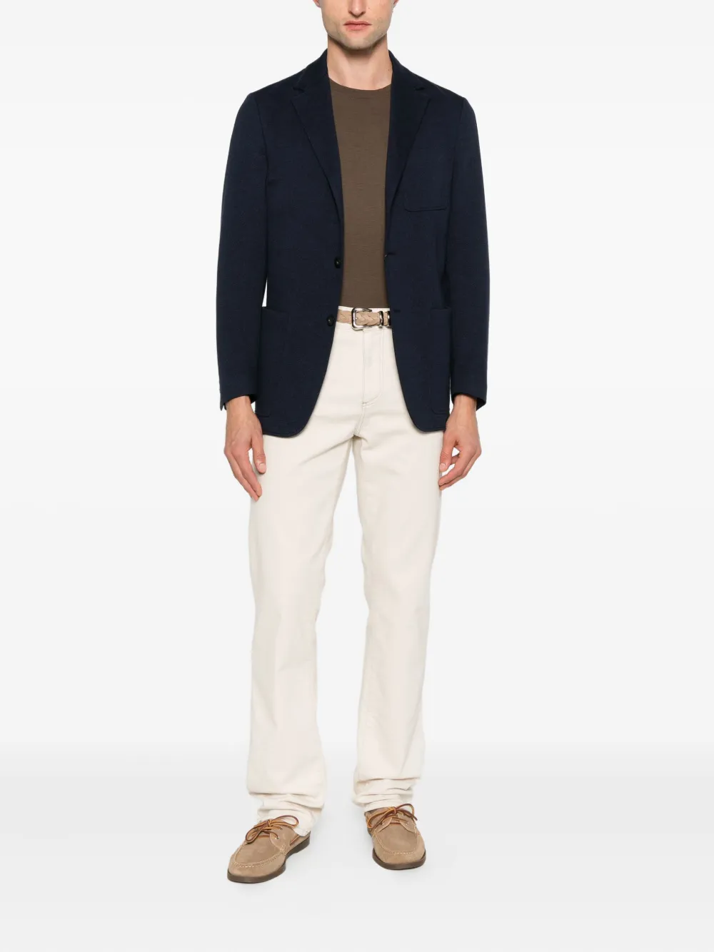 Canali patch-pocket two-button blazer | Blazers | Image 2