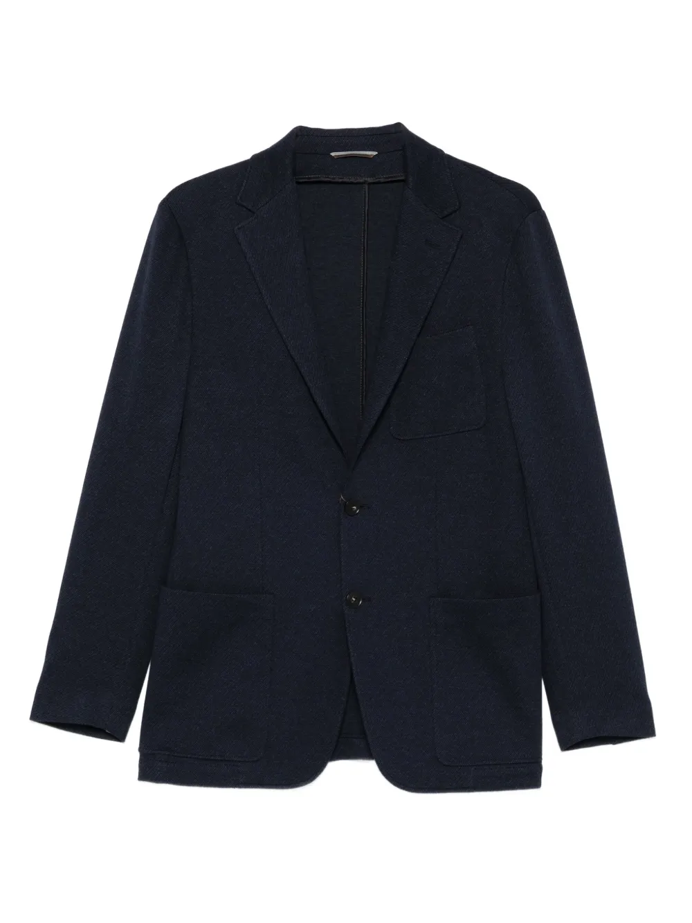 Canali patch-pocket two-button blazer | Blue | Image 1