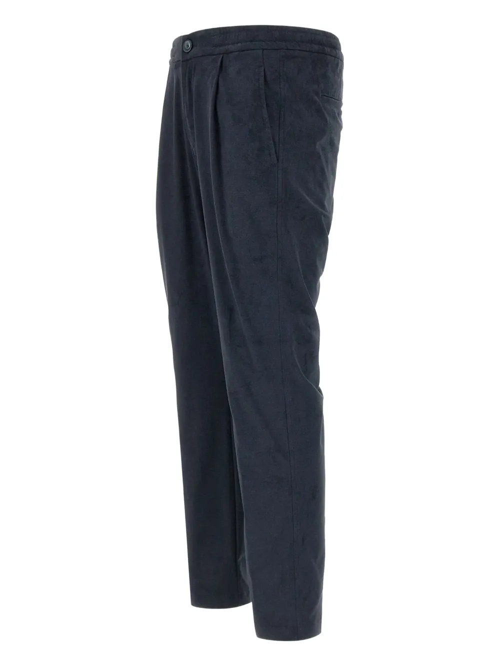 Herno Broek met geplooid detail Blauw