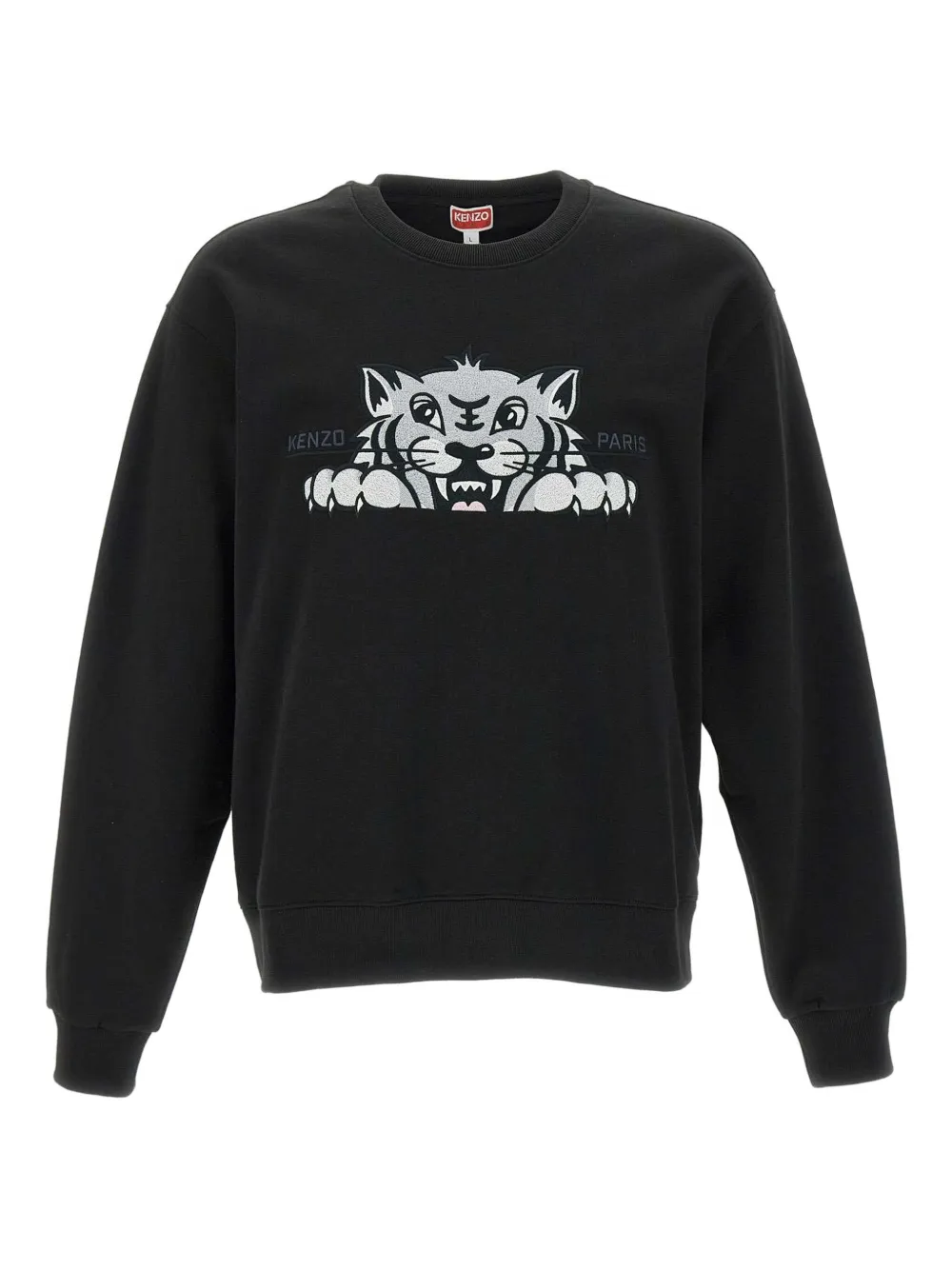 Kenzo Sweater met print Zwart