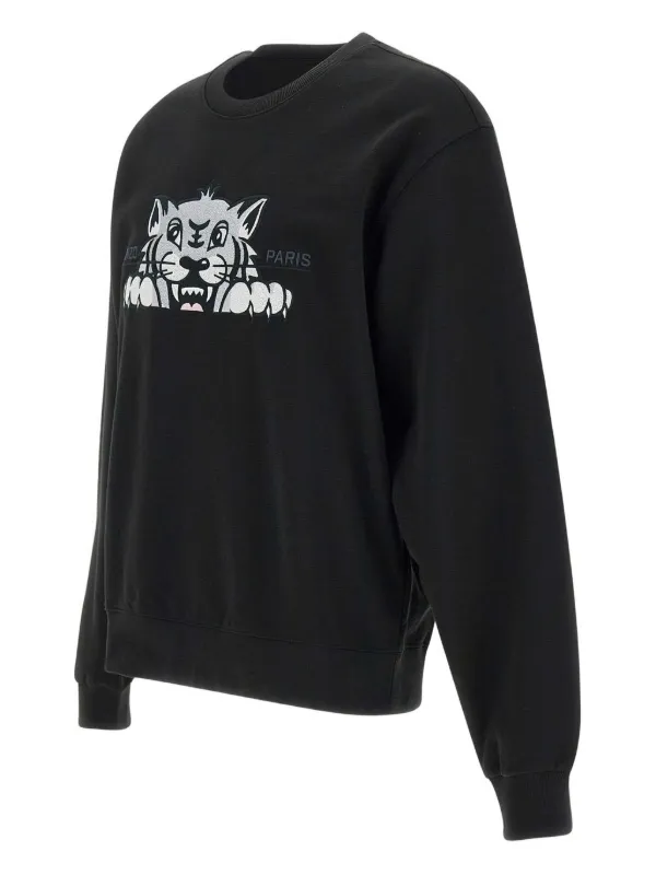 Kenzo Happy Tiger Sweatshirt Black FARFETCH PT