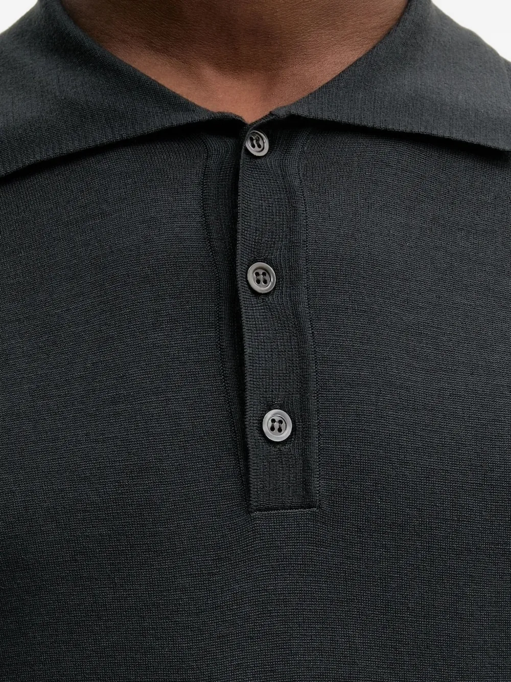 Barena Poloshirt met lange mouwen Grijs