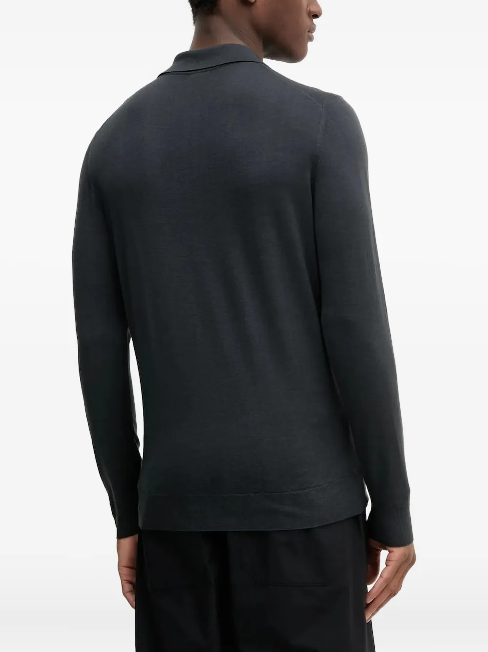 Barena Poloshirt met lange mouwen - Grijs