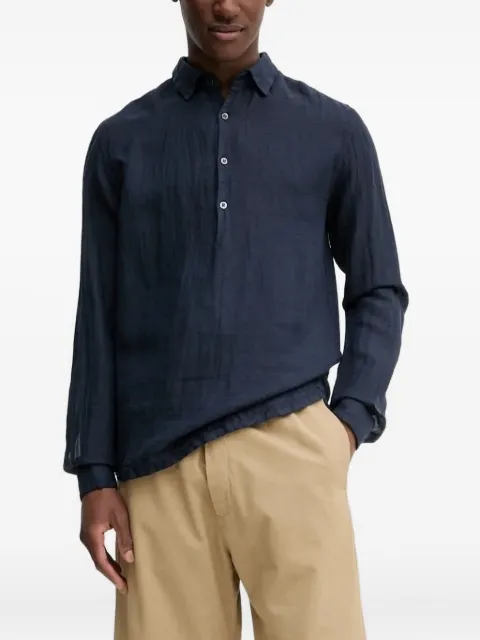 Barena Venezia textured half-button shirt