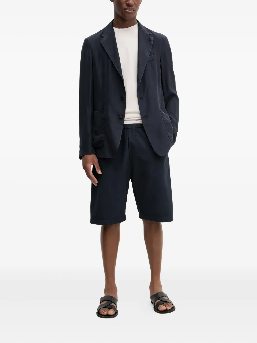 Barena Zijden blazer - Blauw