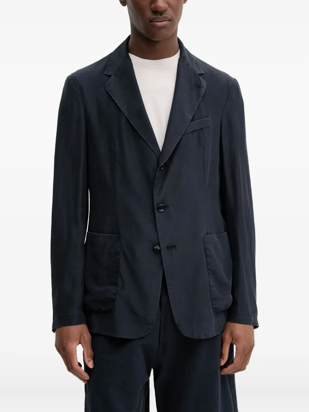 Barena Zijden blazer Blauw
