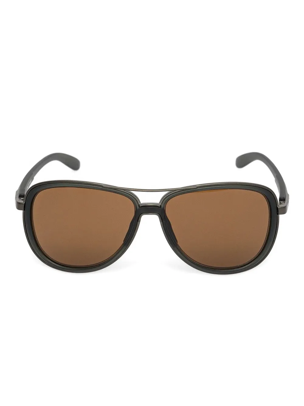 Oakley Zonnebril met metalen montuur Zwart