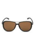 Oakley metal-frame sunglasses - Black