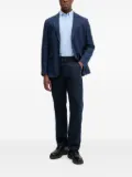 Hackett linen two-button blazer - Blue