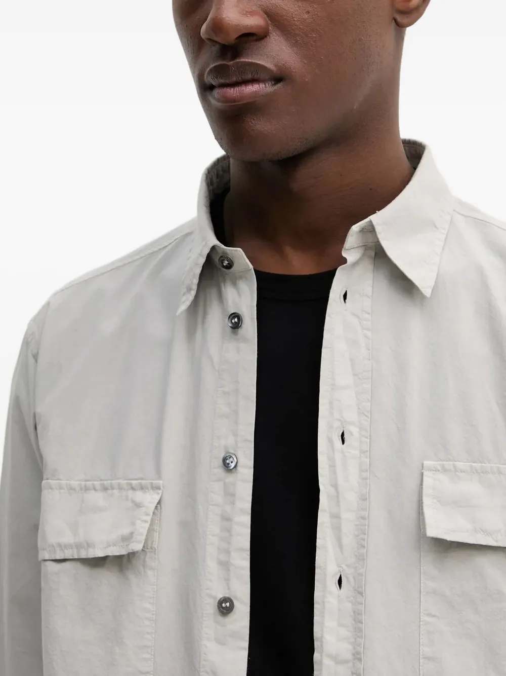 Barena double-pocket long-sleeve shirt Grijs