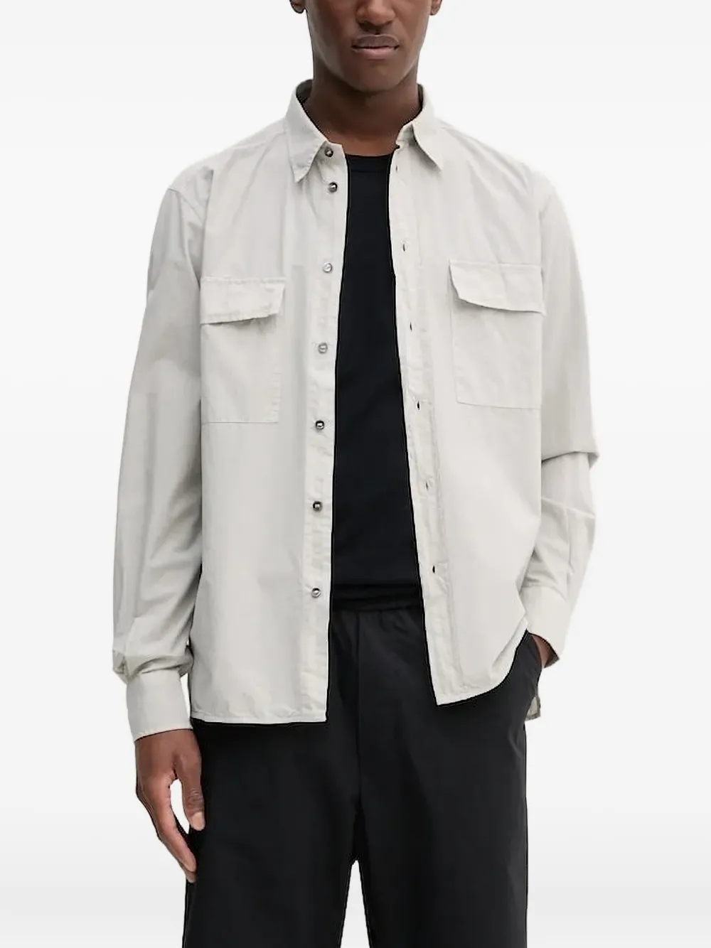 Barena double-pocket long-sleeve shirt Grijs