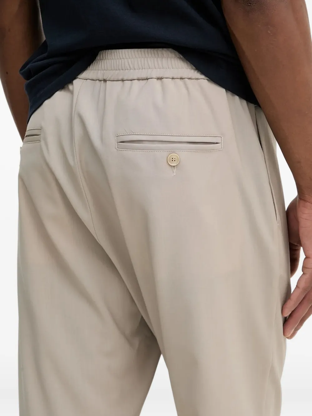 Barena Broek met elastische taille Beige