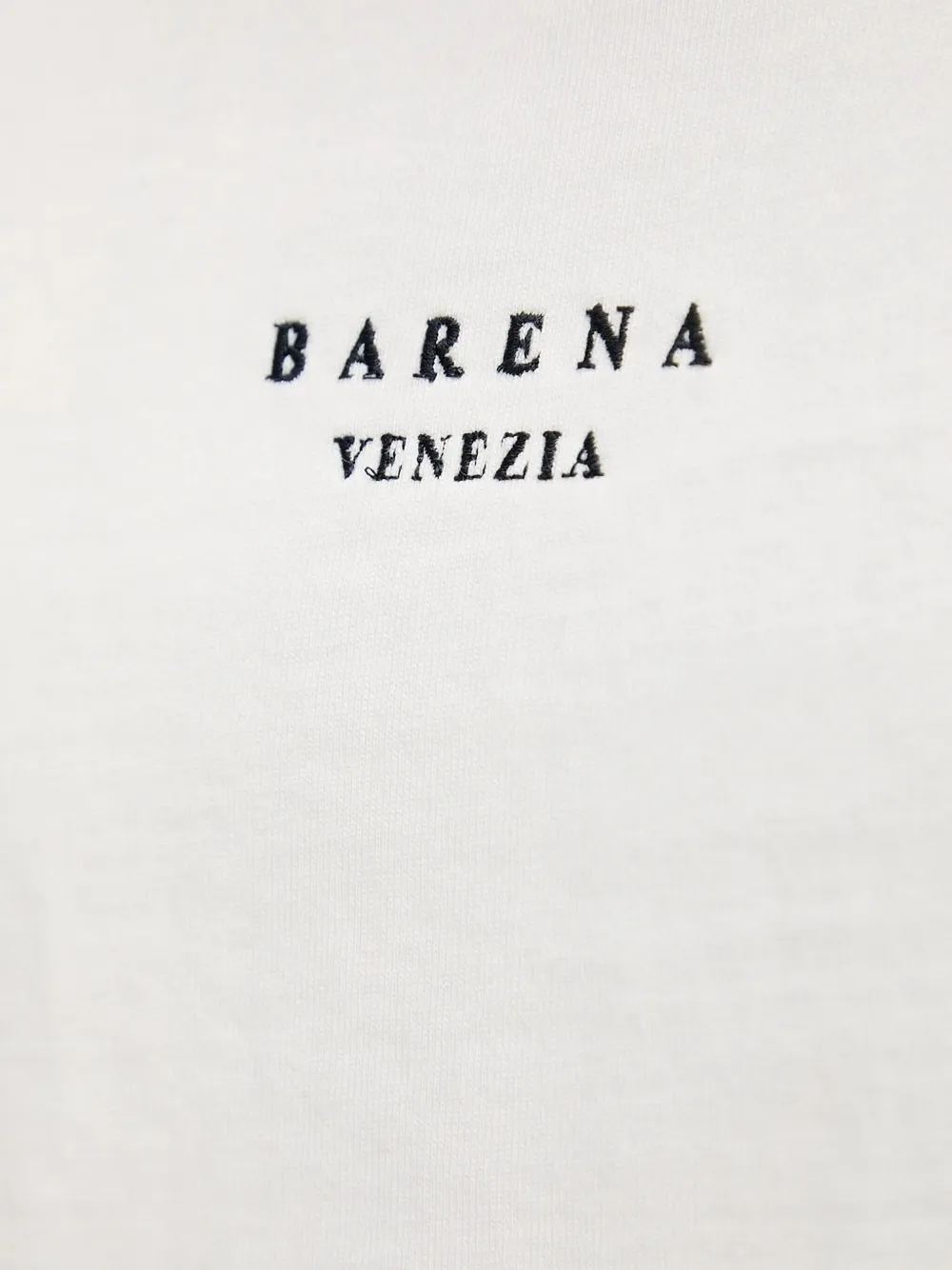 Barena T-shirt met geborduurd logo Wit