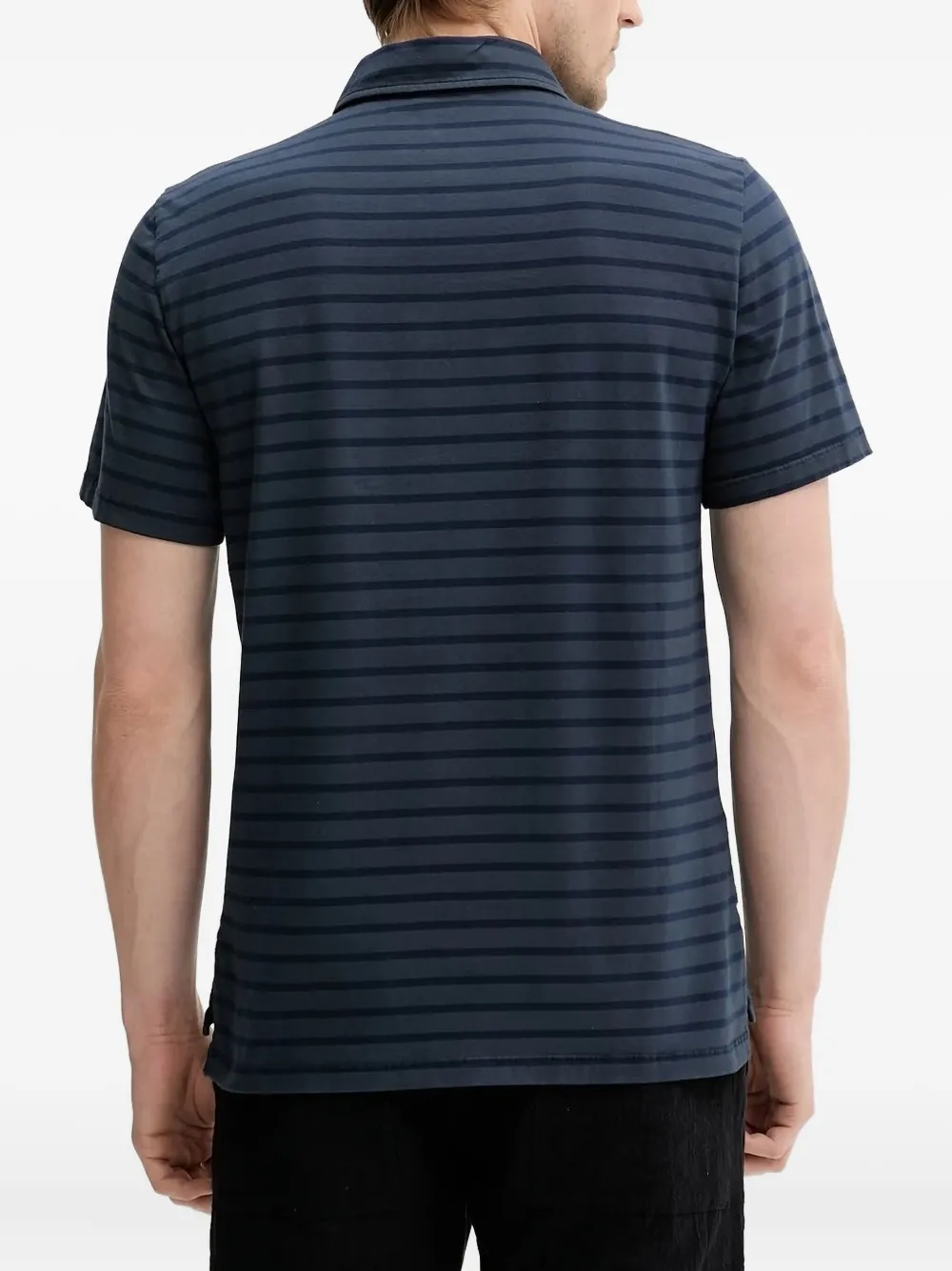 Barena Gestreept poloshirt - Blauw