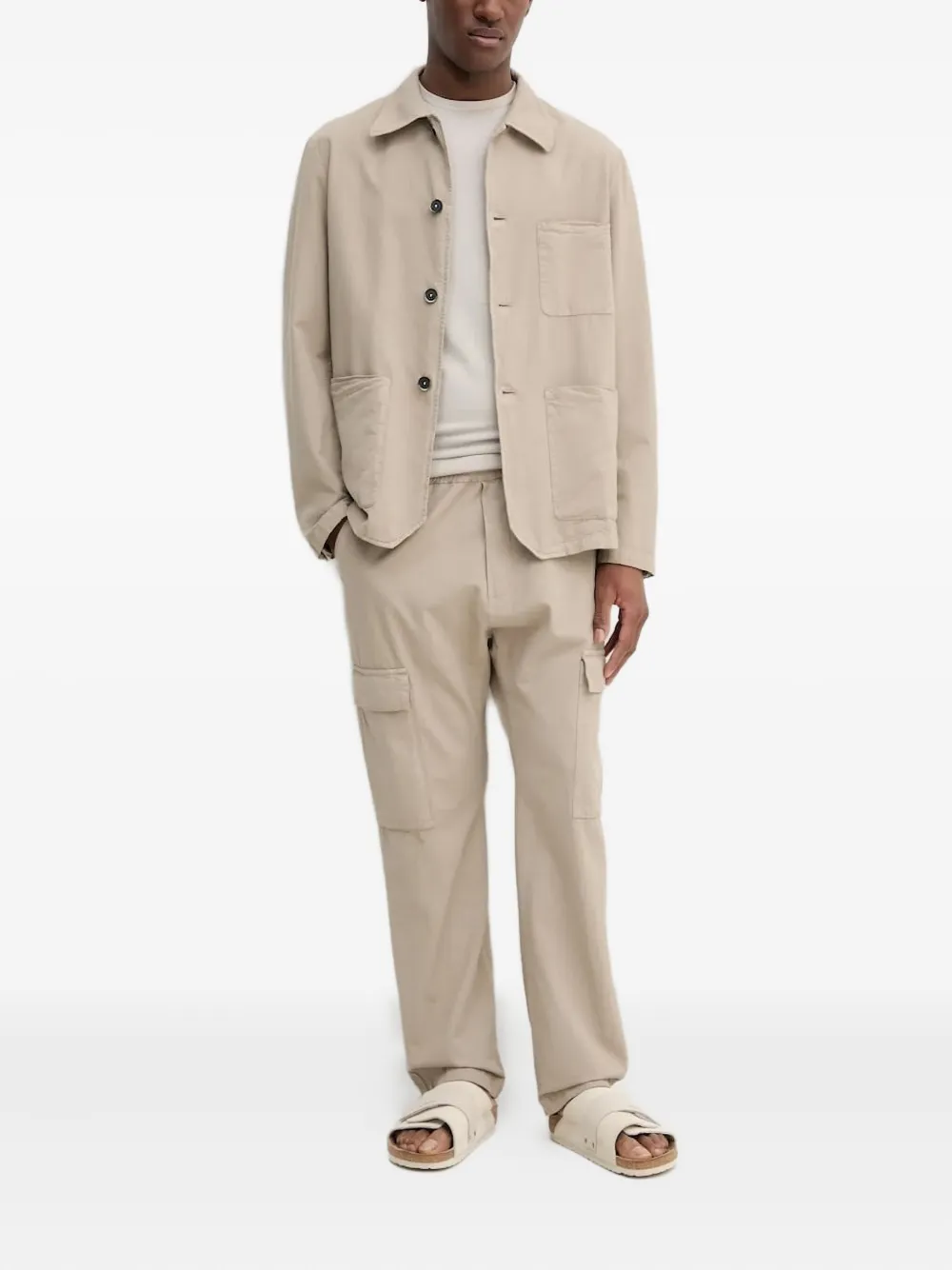 Barena elastic-waist cargo trousers - Beige