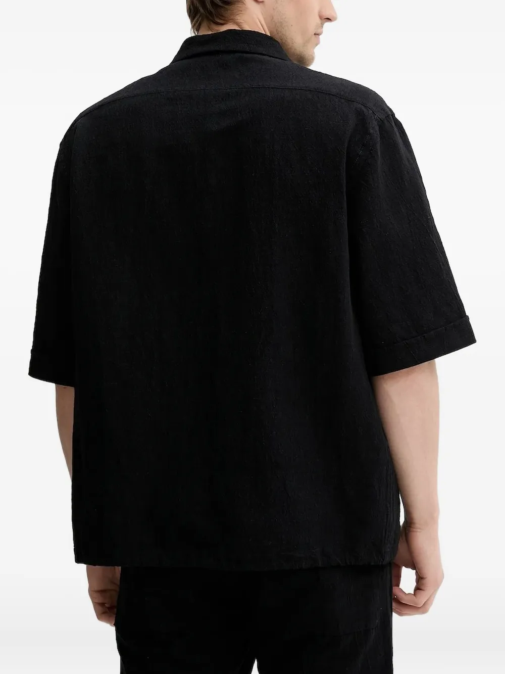 Barena pocket short-sleeve shirt - Zwart